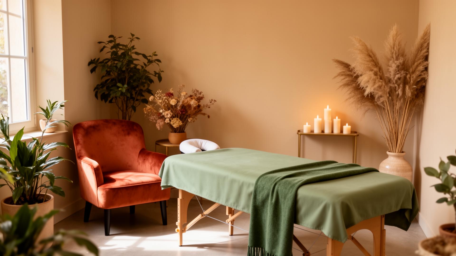 L'espace cocon de Fondamental Massage à Saint-Privat
